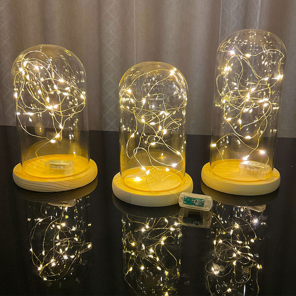Outdoor Power For Wedding - 3Mode LED Copper Wire String Lights