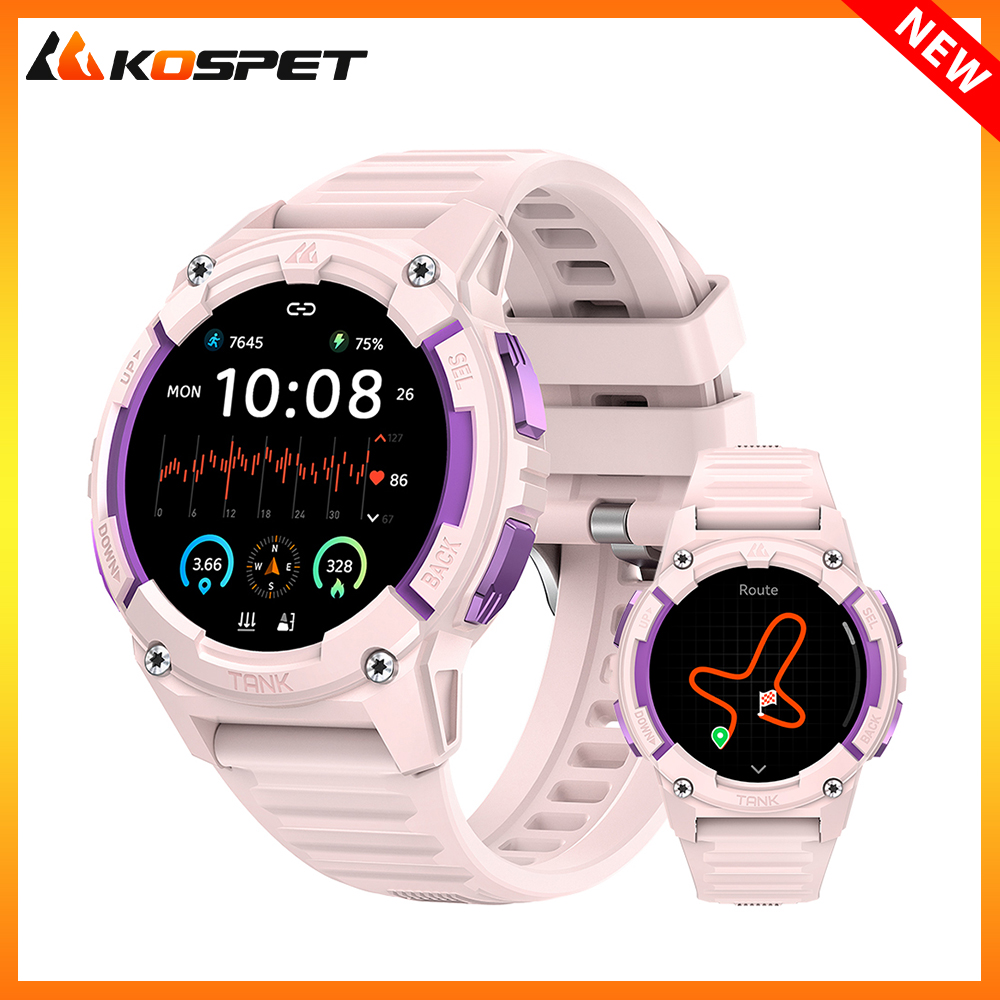 Outdoor Power Hours - KOSPET TANK S2 GPS Smart Watches