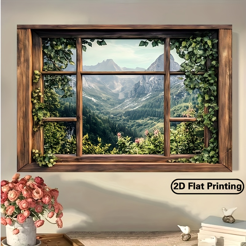 Outdoor Power For Wedding - 1 piece, green plant window view