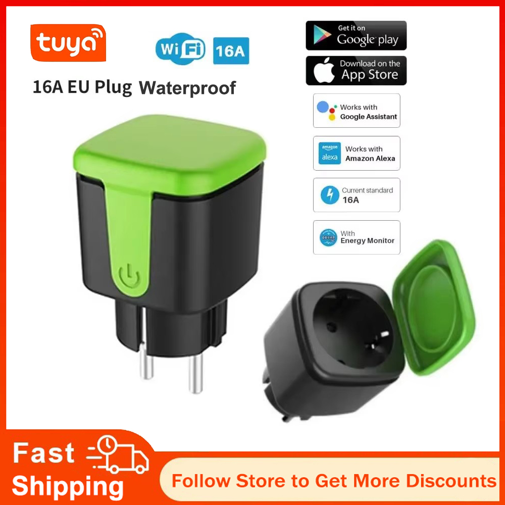 Outdoor Power Socket - Tuya EU 16A WiFi Smart Waterproof