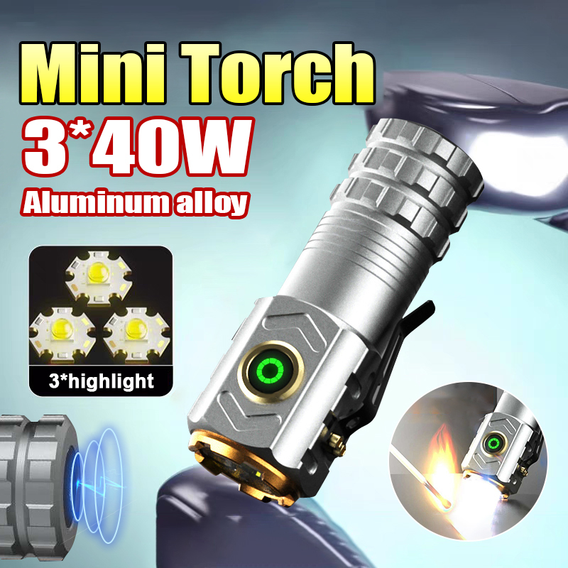 Outdoor Power Lights - Super Powerful Spotlight Ignition Flashlight Mini