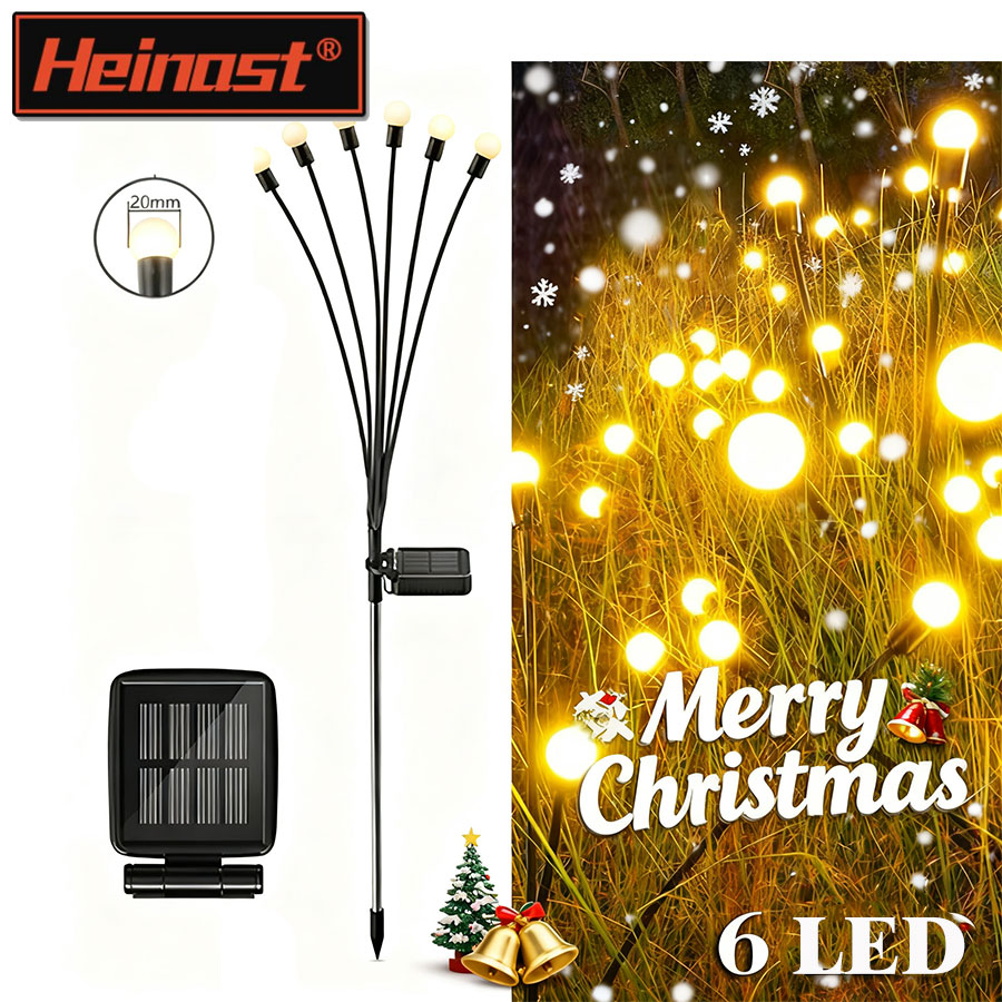 Outdoor Power For Christmas Lights - Solar Powered Christmas Lawn Decor with
