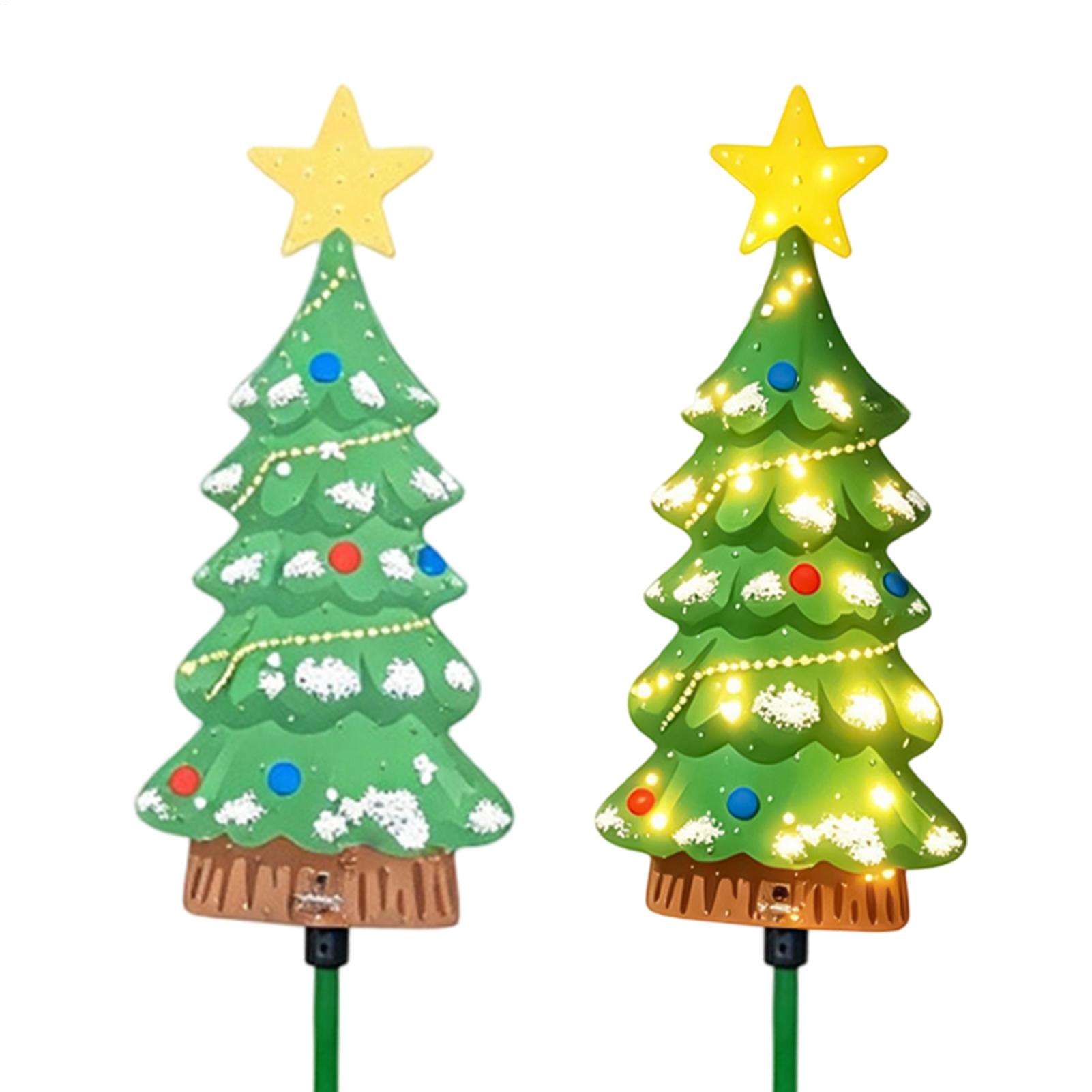 Outdoor Power For Christmas Lights - Outdoor Christmas Tree Solar Powered Waterproof