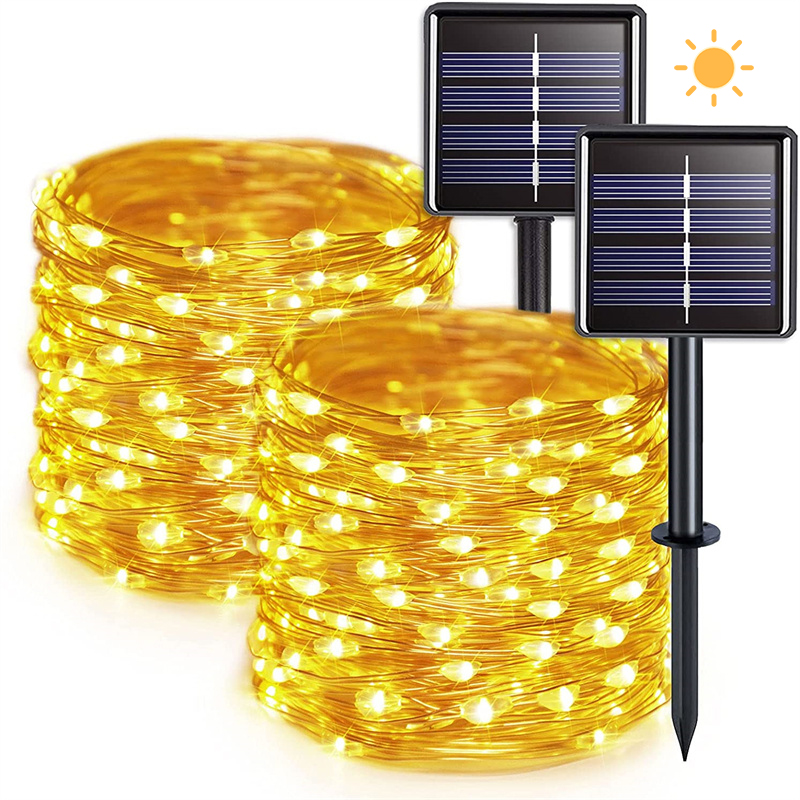 Outdoor Power For Christmas Lights - Solar String Light Outdoor Waterproof Copper