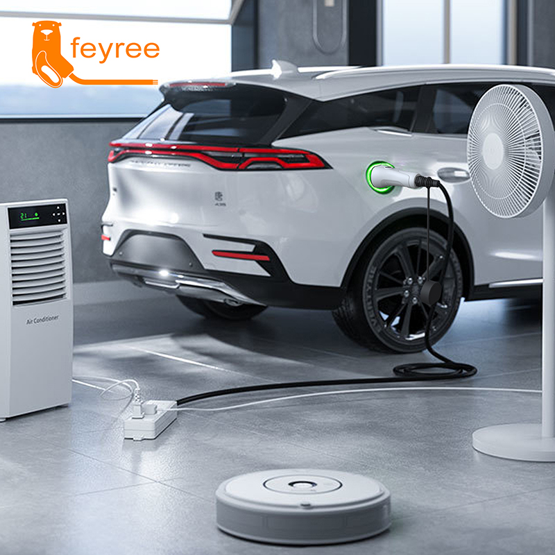 Feyree V2L Cable Electric Car  - Outdoor Power Socket 评论和价格