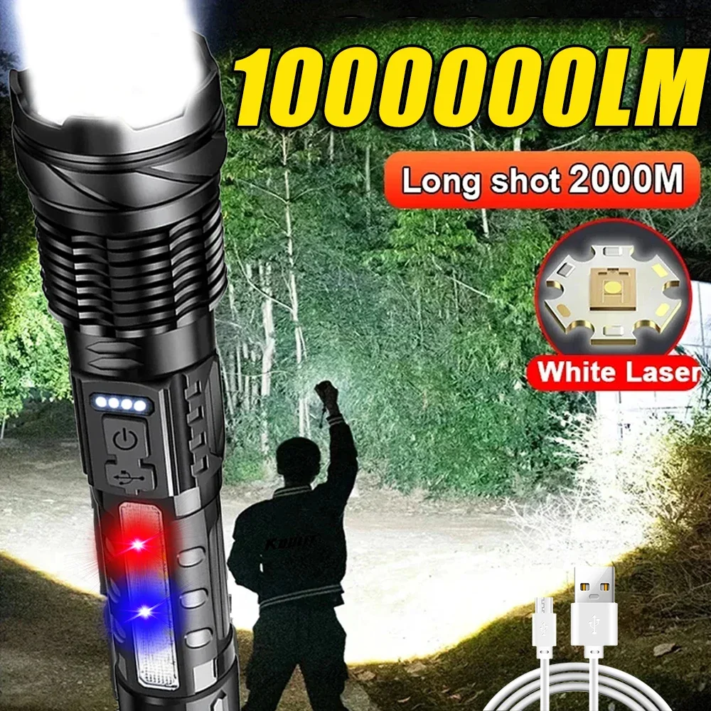 Powerful LED Flashlight Rechar - Outdoor Power Lights 评论和价格
