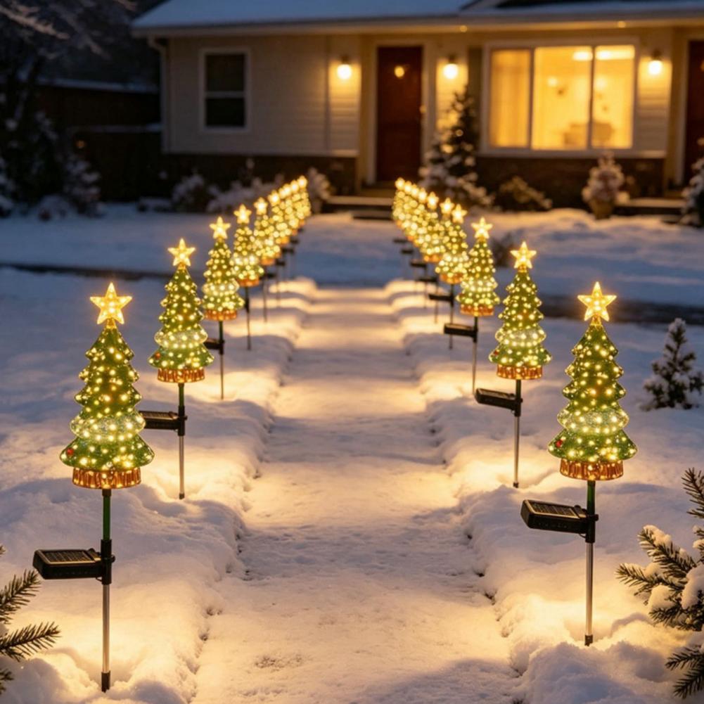 Solar Powered Christmas Tree L - Outdoor Power For Christmas Lights 评论和价格