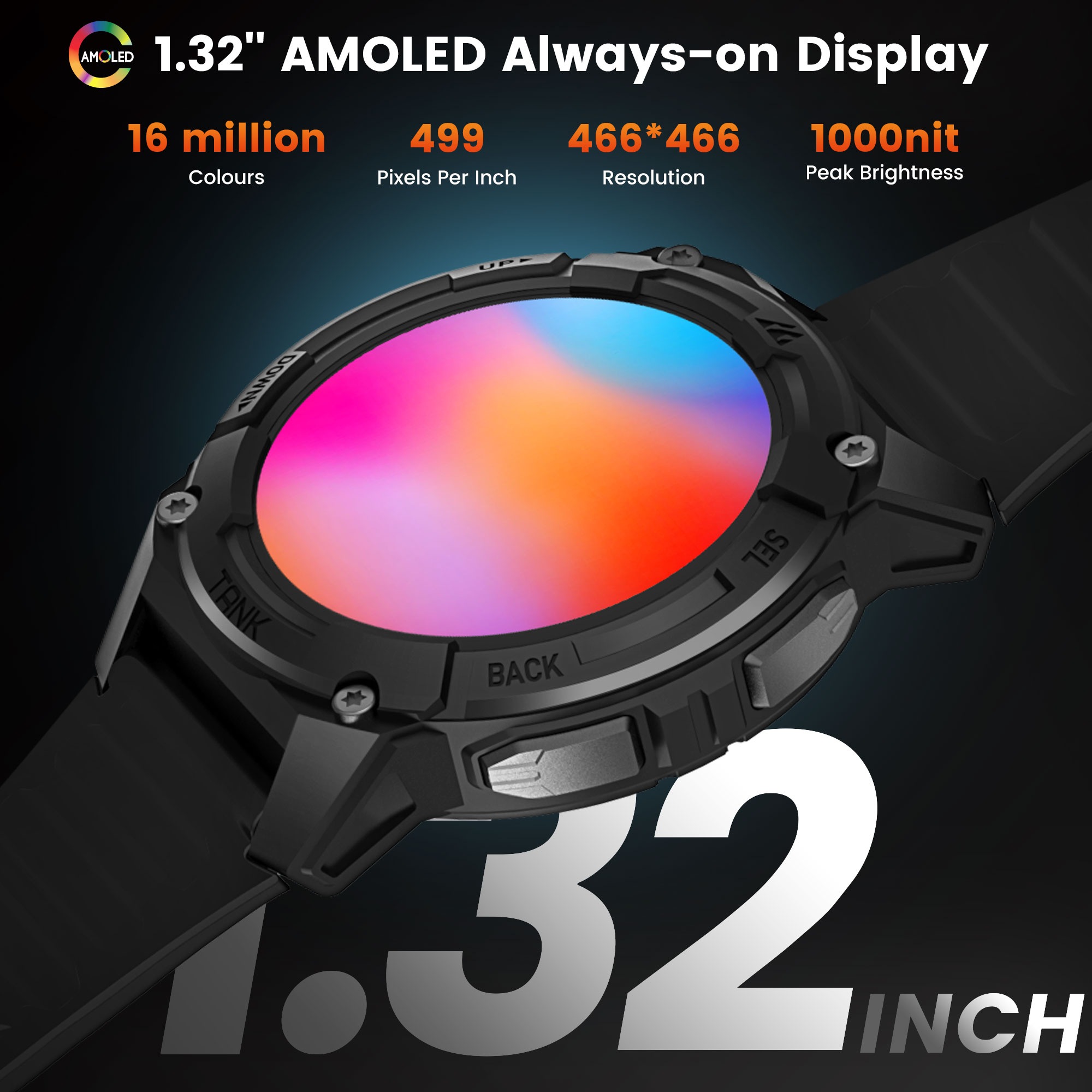 KOSPET TANK S2 GPS Smart Watch - Outdoor Power Hours 评论和价格