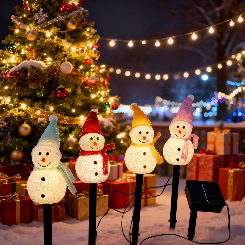 1-4PCS Christmas Solar Powered - Outdoor Power For Christmas Lights 评论和价格