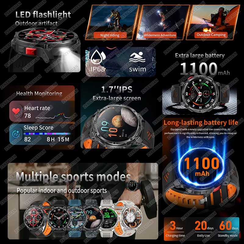 2026 New 1100mAh Large Battery - Outdoor Power Hours 评论和价格