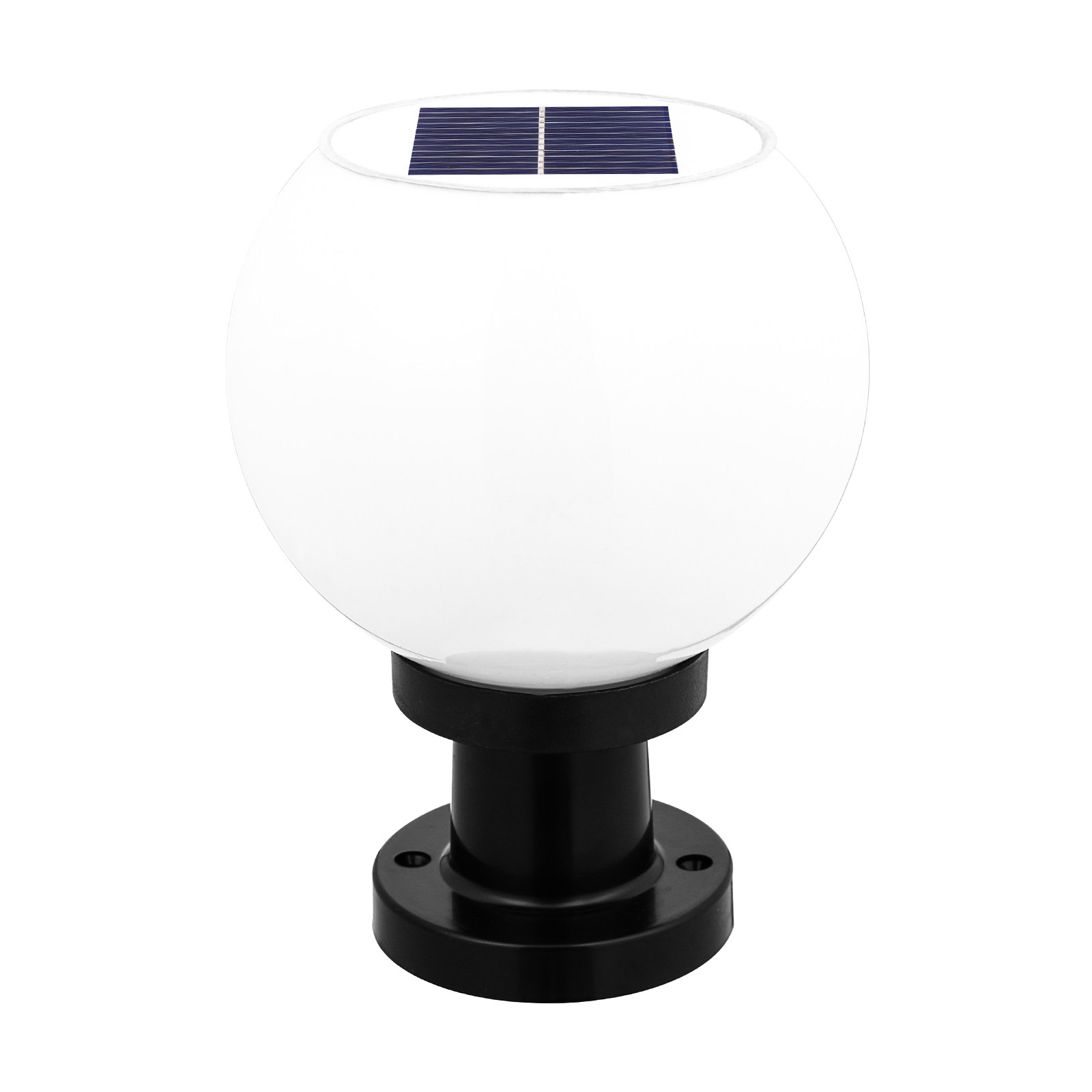 Round LED Solar Wall Pillar La - Outdoor Power Lights 评论和价格