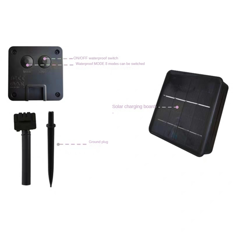 ONCE Solar Powered Lights 200  - Outdoor Power For Christmas Lights 评论和价格