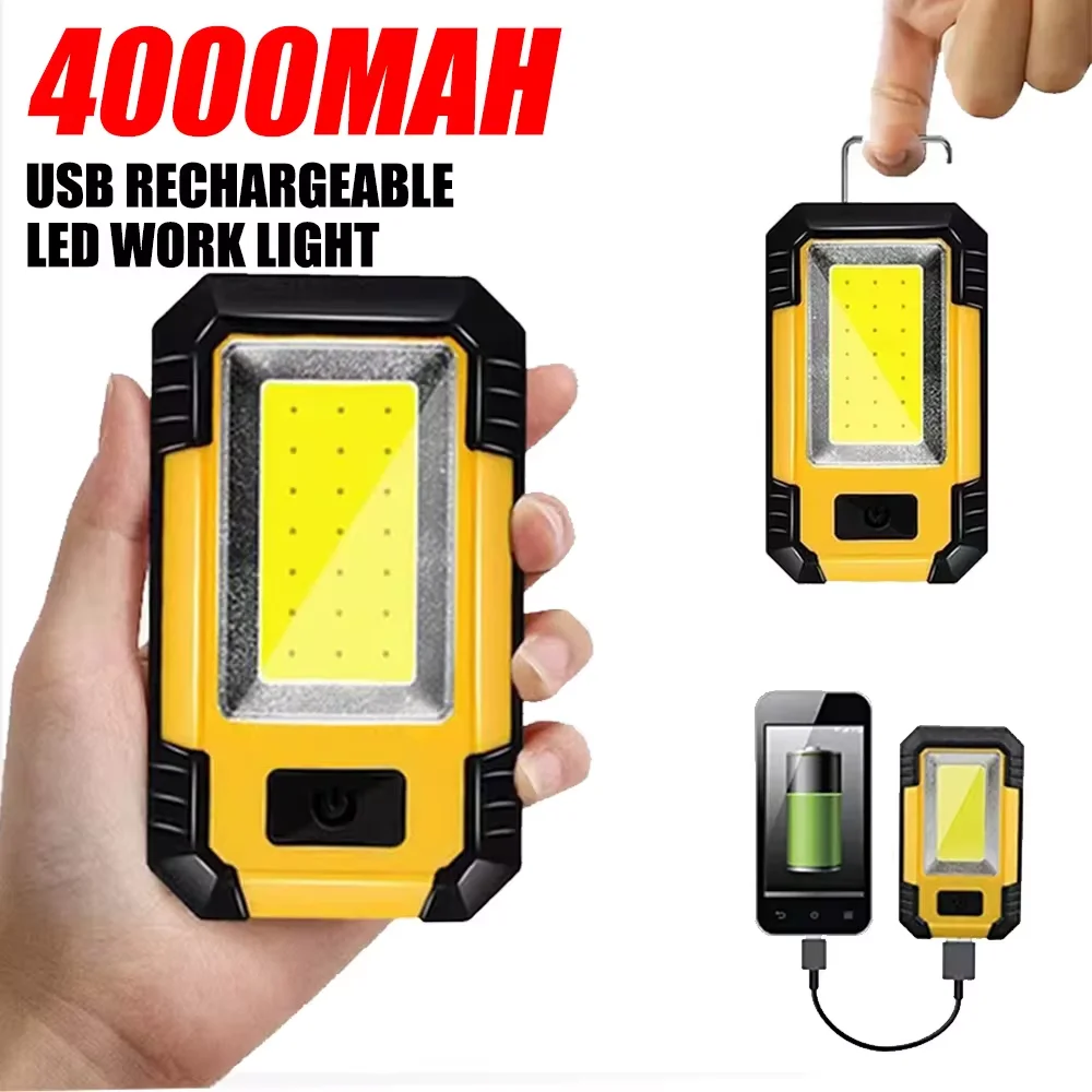 Rechargeable 4000MaH Work Ligh - Outdoor Power Lights 评论和价格