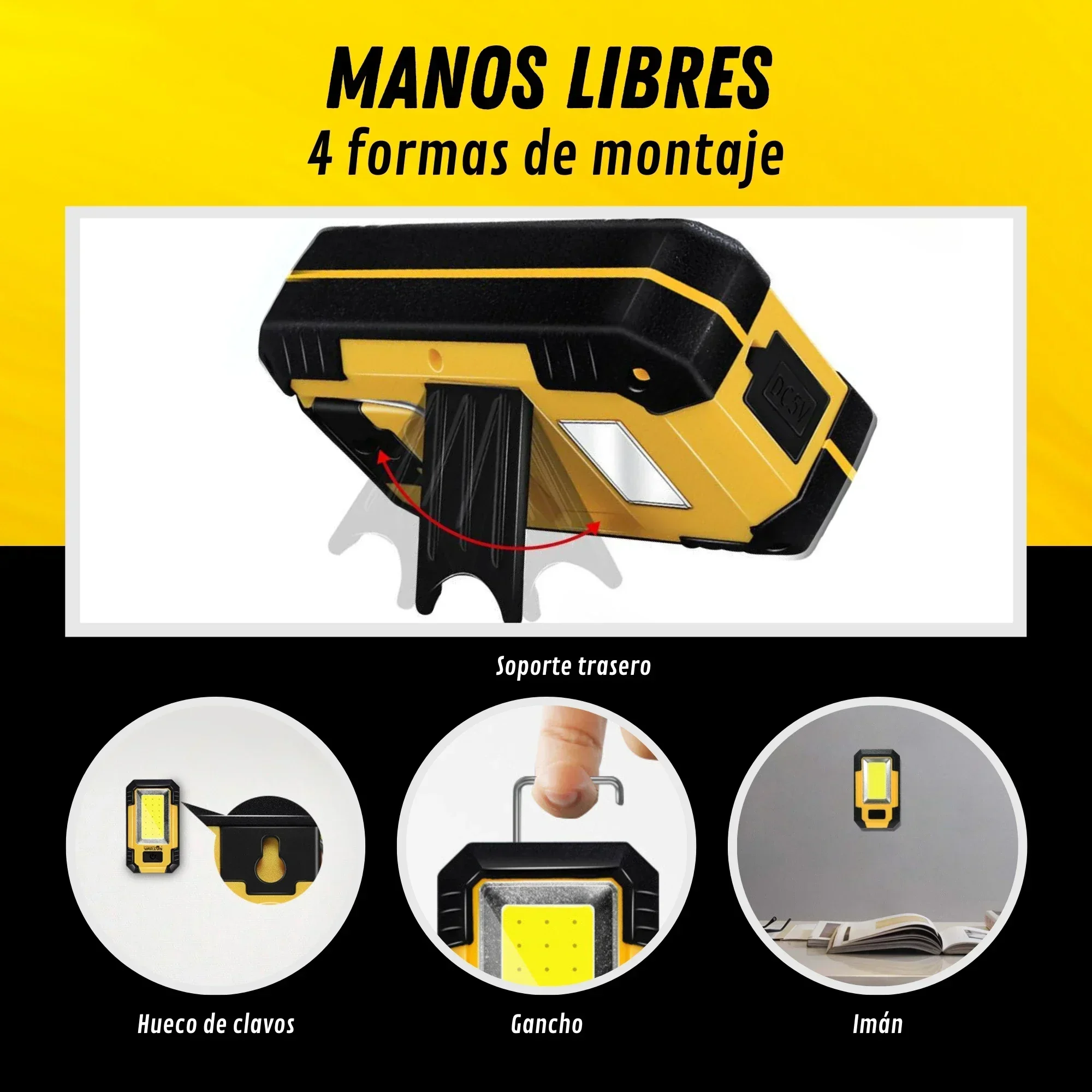 Rechargeable 4000MaH Work Ligh - Outdoor Power Lights 评论和价格