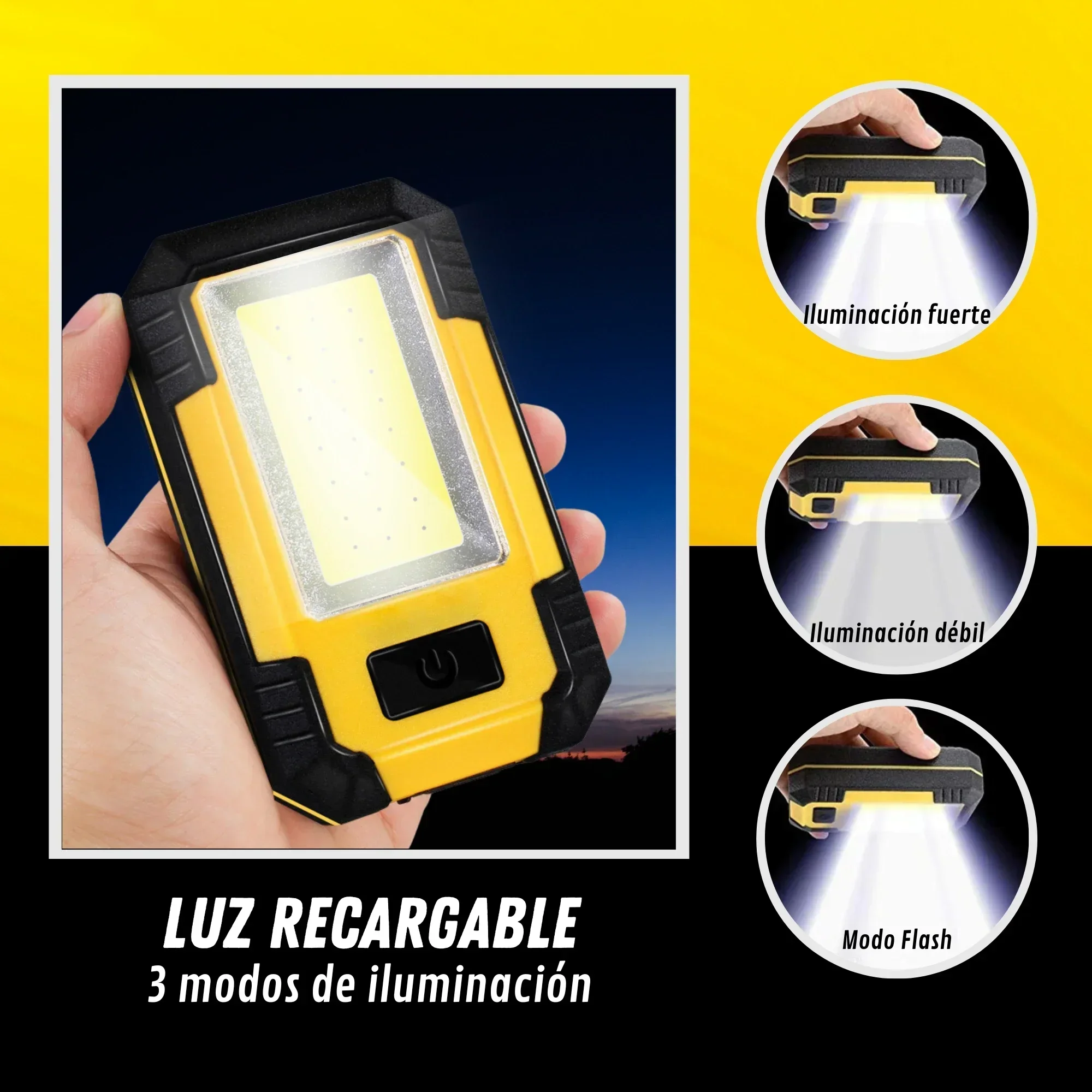 Rechargeable 4000MaH Work Ligh - Outdoor Power Lights 评论和价格