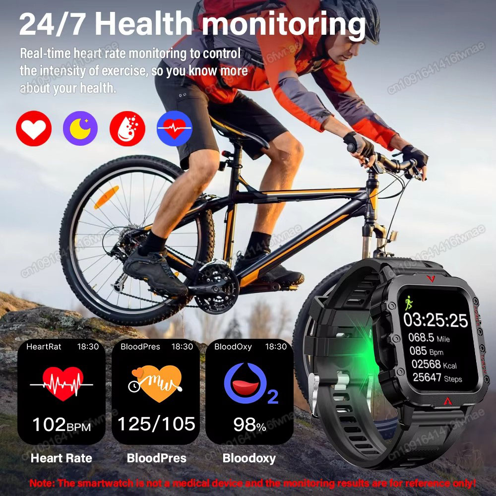 New Men's Smart Watch LED Flas - Outdoor Power Hours 评论和价格