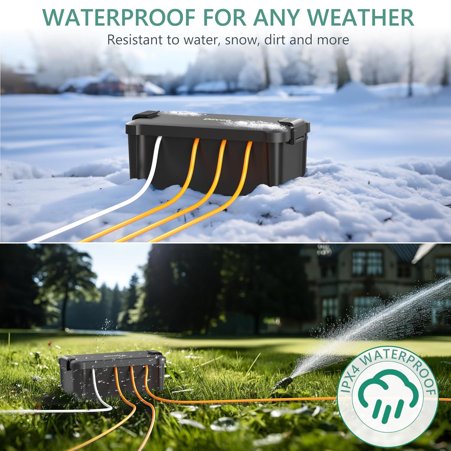 Diivoo Outdoor Waterproof Elec - Outdoor Power Socket 评论和价格
