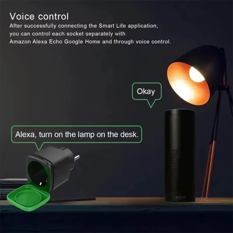 Tuya EU 16A WiFi Smart Waterpr - Outdoor Power Socket 评论和价格