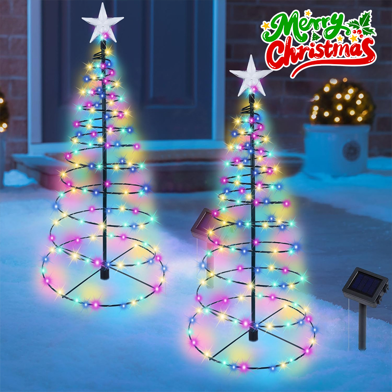 Solar Powered Christmas Tree L - Outdoor Power For Christmas Lights 评论和价格
