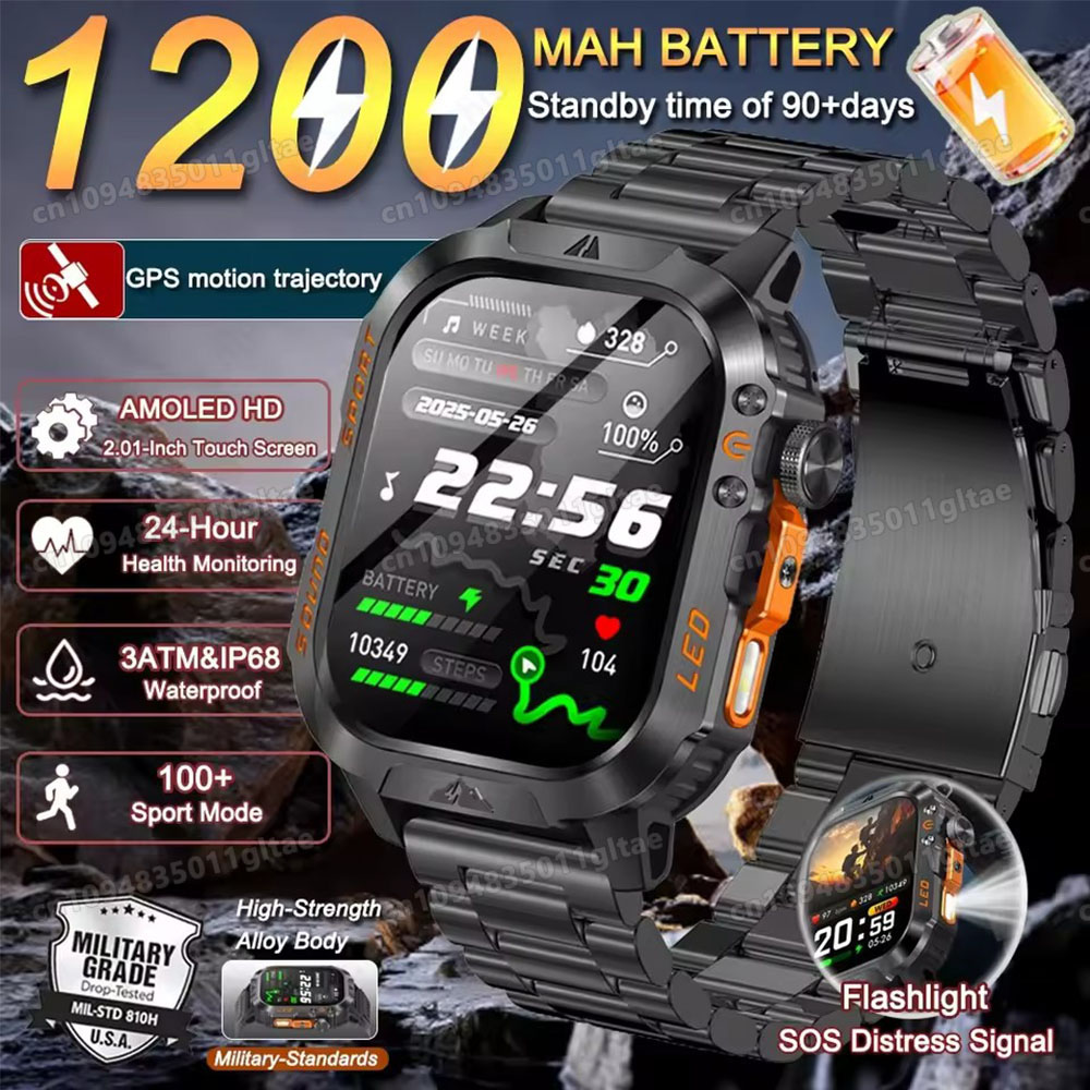 2026 New Military Smart Watch  - Outdoor Power Hours 评论和价格