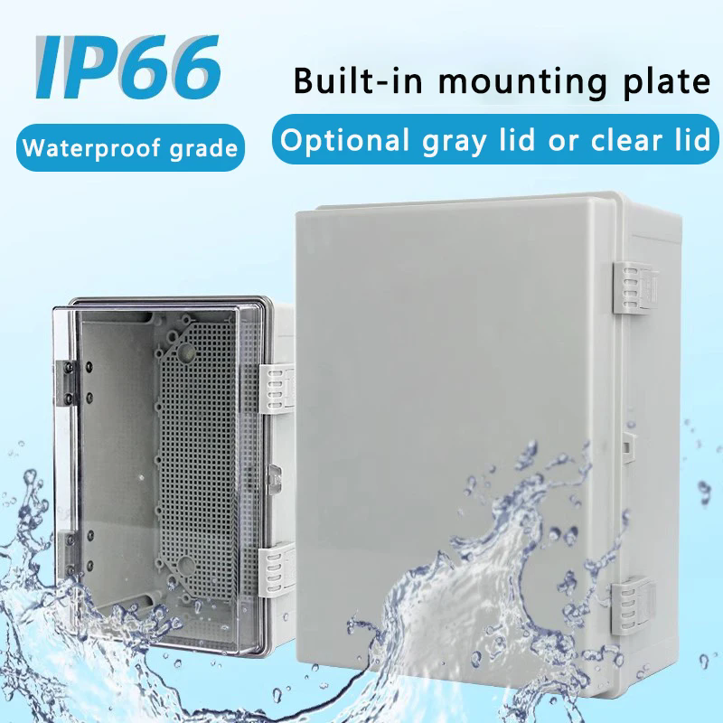 Ip66 Abs Pc Hinged Plastic Enc - Outdoor Power Junction Box 评论和价格