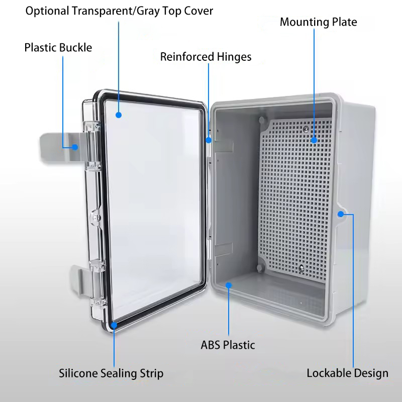 Outdoor IP66 Waterproof ABS Pl - Outdoor Power Junction Box 评论和价格