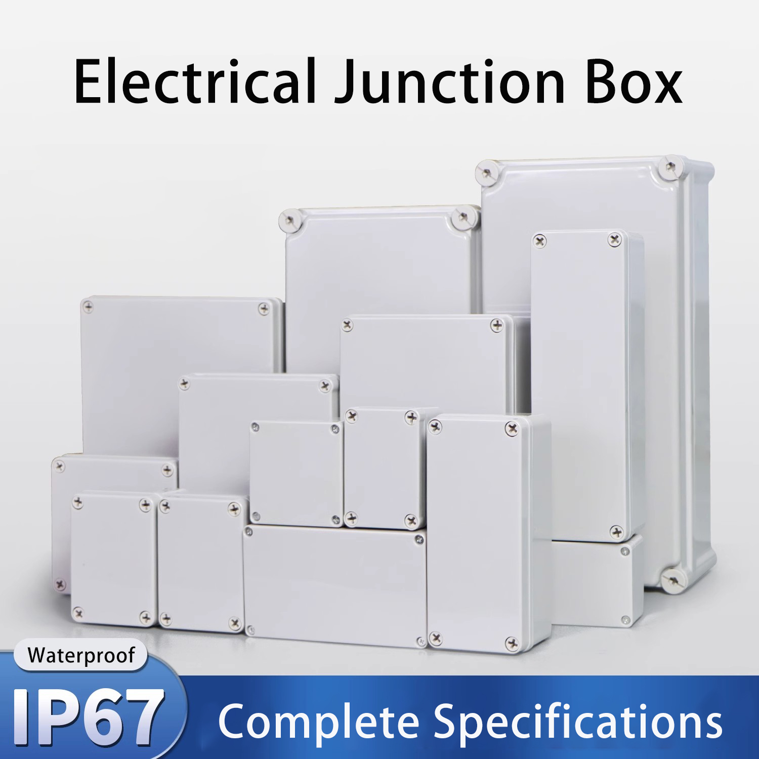 IP67 Gray/Transparent Cover Ou - Outdoor Power Junction 评论和价格