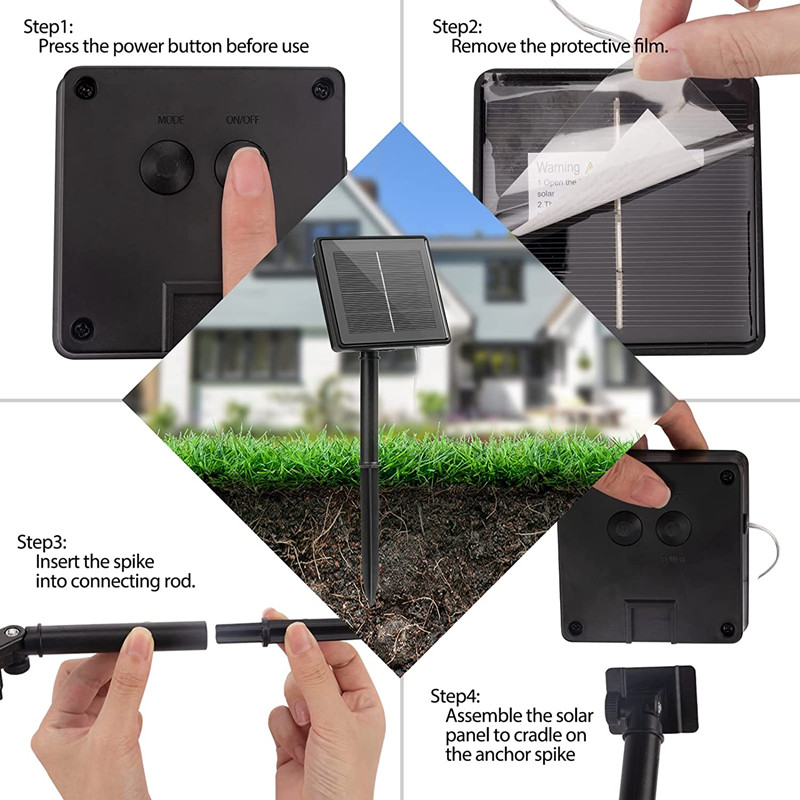 Solar String Light Outdoor Wat - Outdoor Power For Christmas Lights 评论和价格