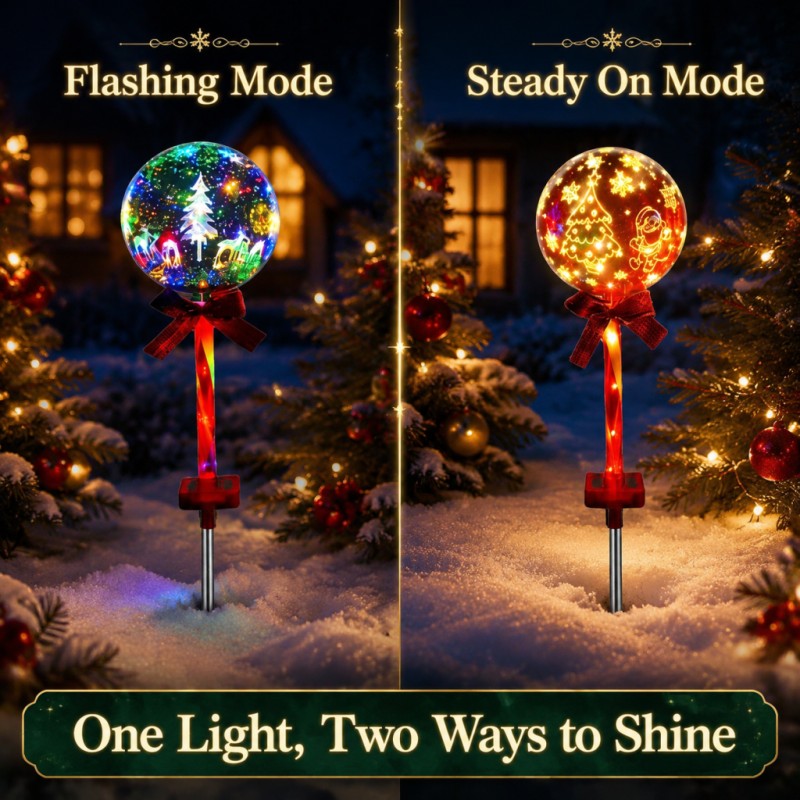 Christmas ball LED solar-power - Outdoor Power For Christmas Lights 评论和价格